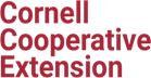 maroon logo with the words Cornell Cooperative Extension