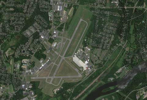 Schenectady Airport from above